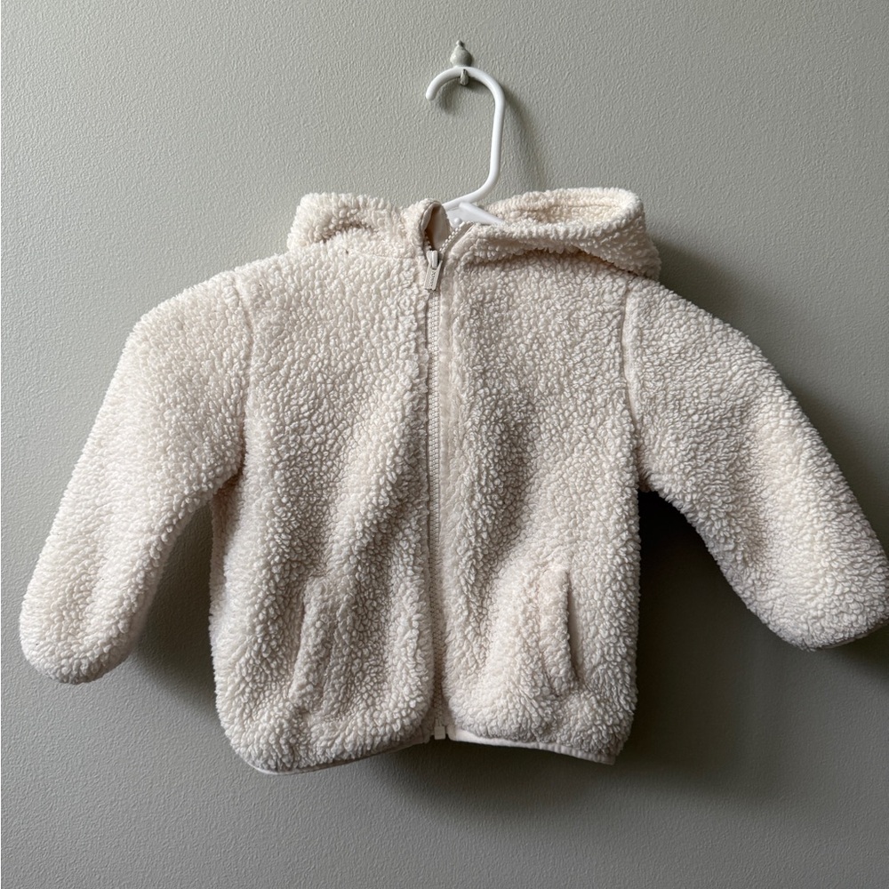 Old Navy Cream Sherpa Kids Jacket